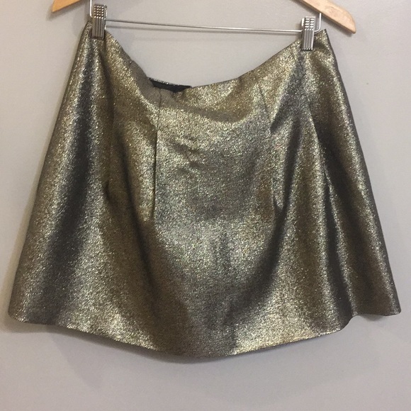 Madewell Dresses & Skirts - Madewell Metallic Mini Skirt HOLIDAY PARTY SKIRT
